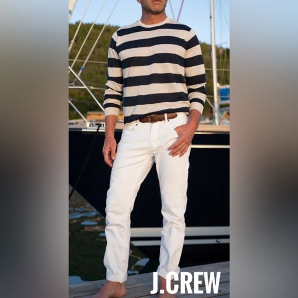 J. Crew Other - J. Crew Men's Slim Fit Flex White Denim Jeans  W29 L32